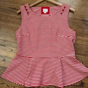 Red Striped Tank Top
